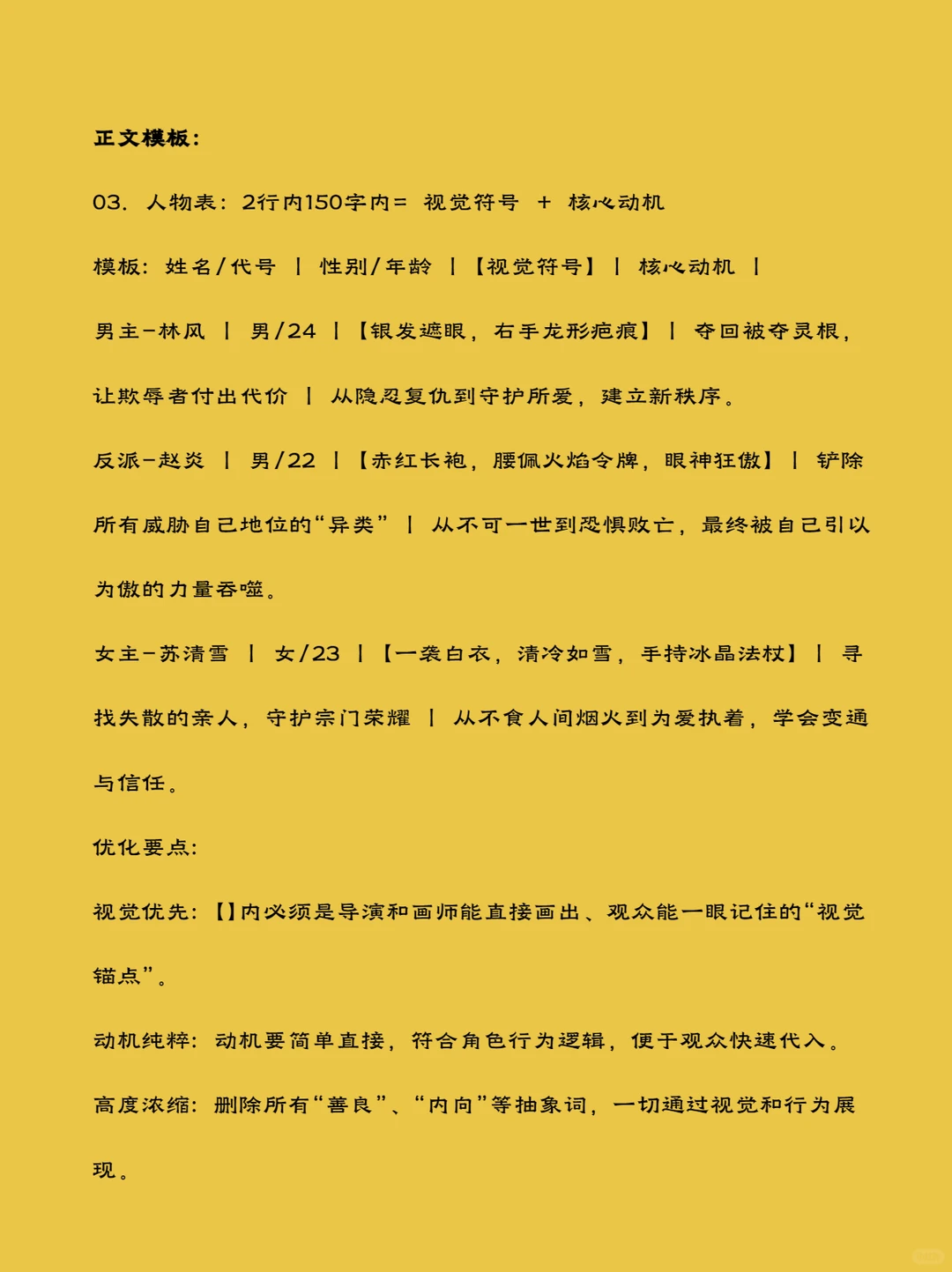 各类漫剧剧本模板【小说IP、动态、沙雕】