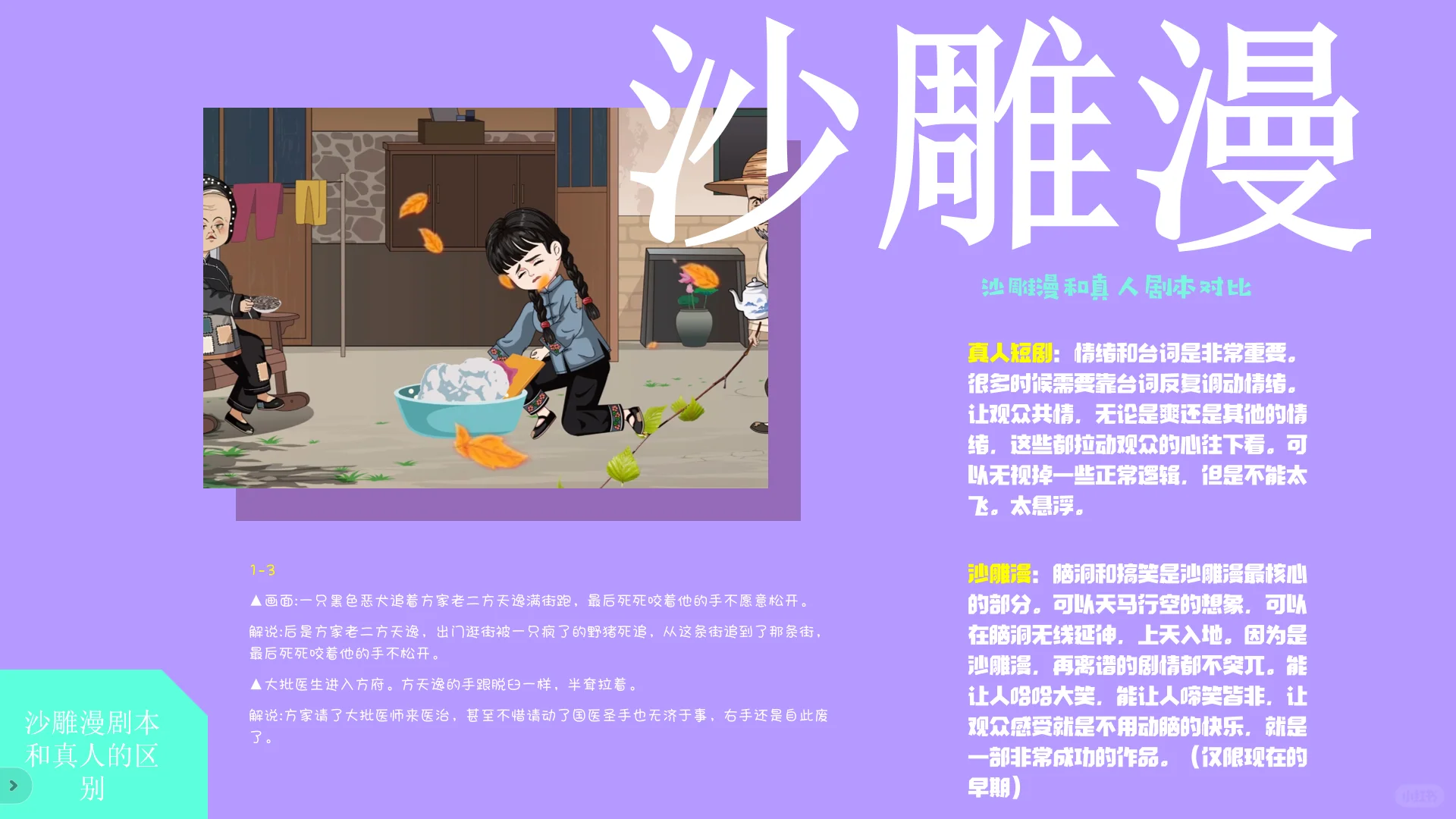 动态漫，沙雕漫，AI真人漫和真人短剧区别