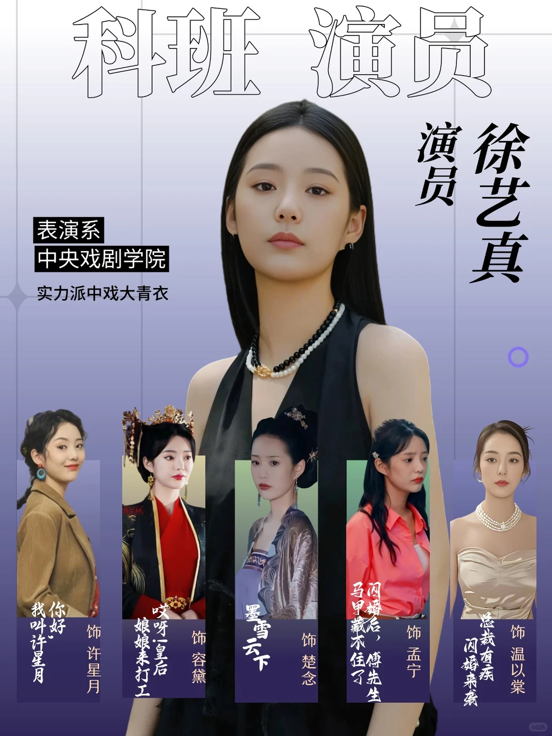 科班出身的短剧女演员！你认识哪位？
