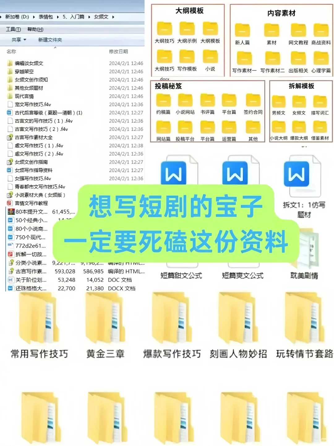 由于我不停的仿写短剧剧本，我终于掌握了…