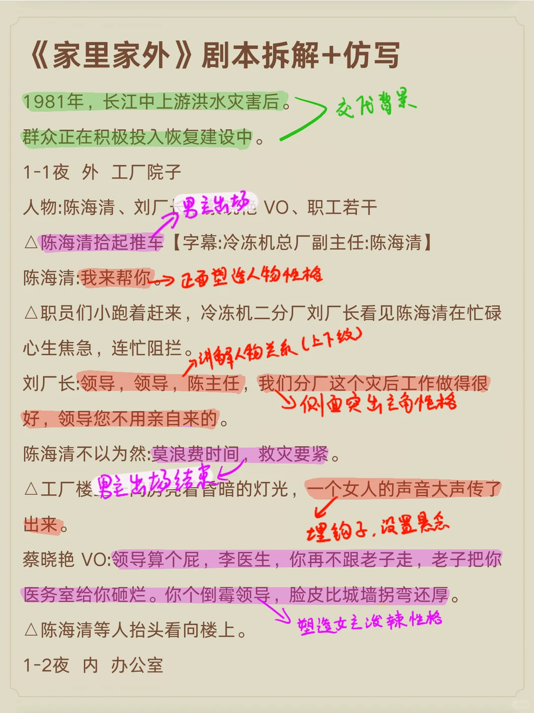 由于我不停的仿写短剧剧本，我终于掌握了…
