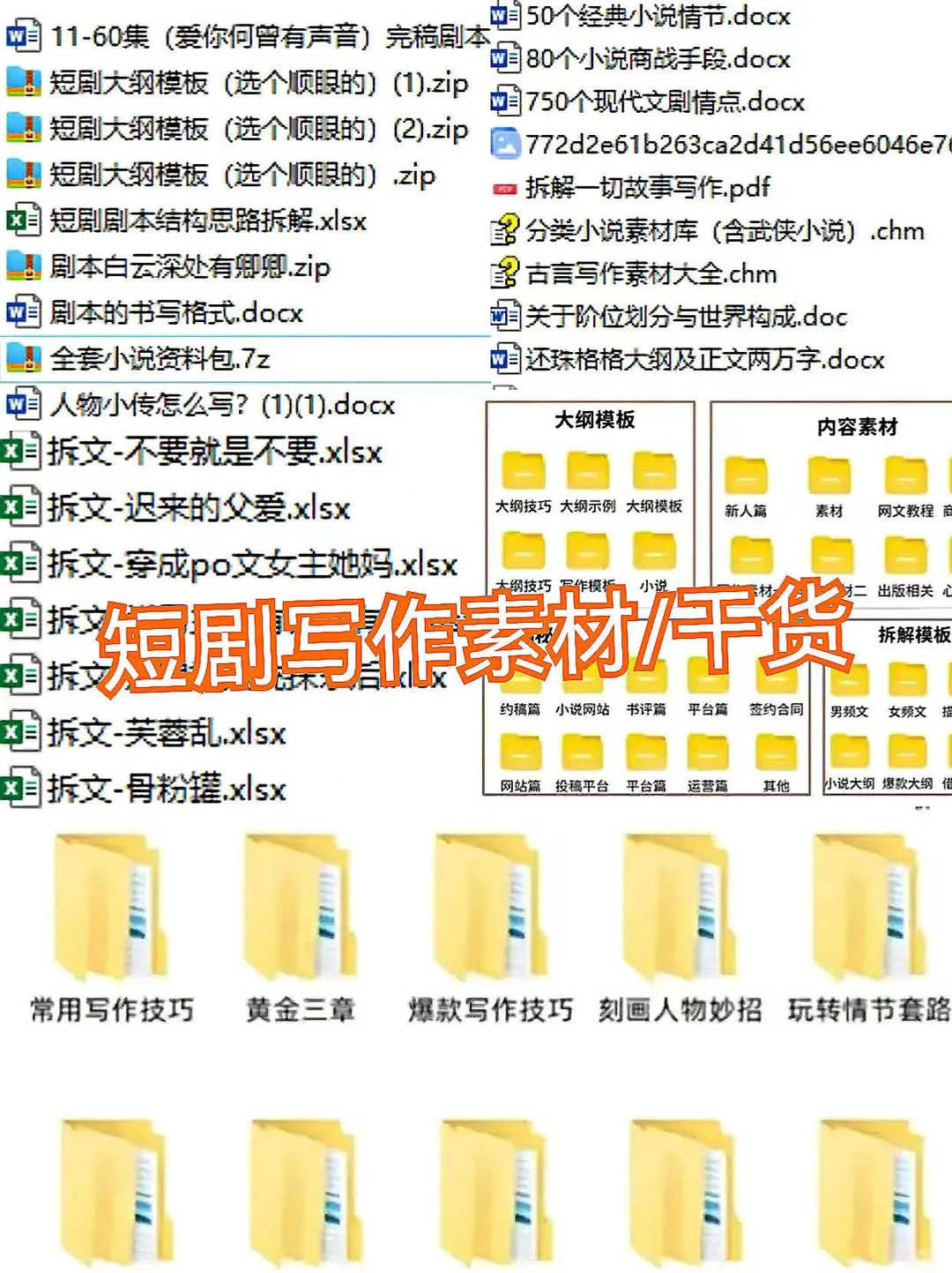 其实写短剧，来来回回，就这些公式