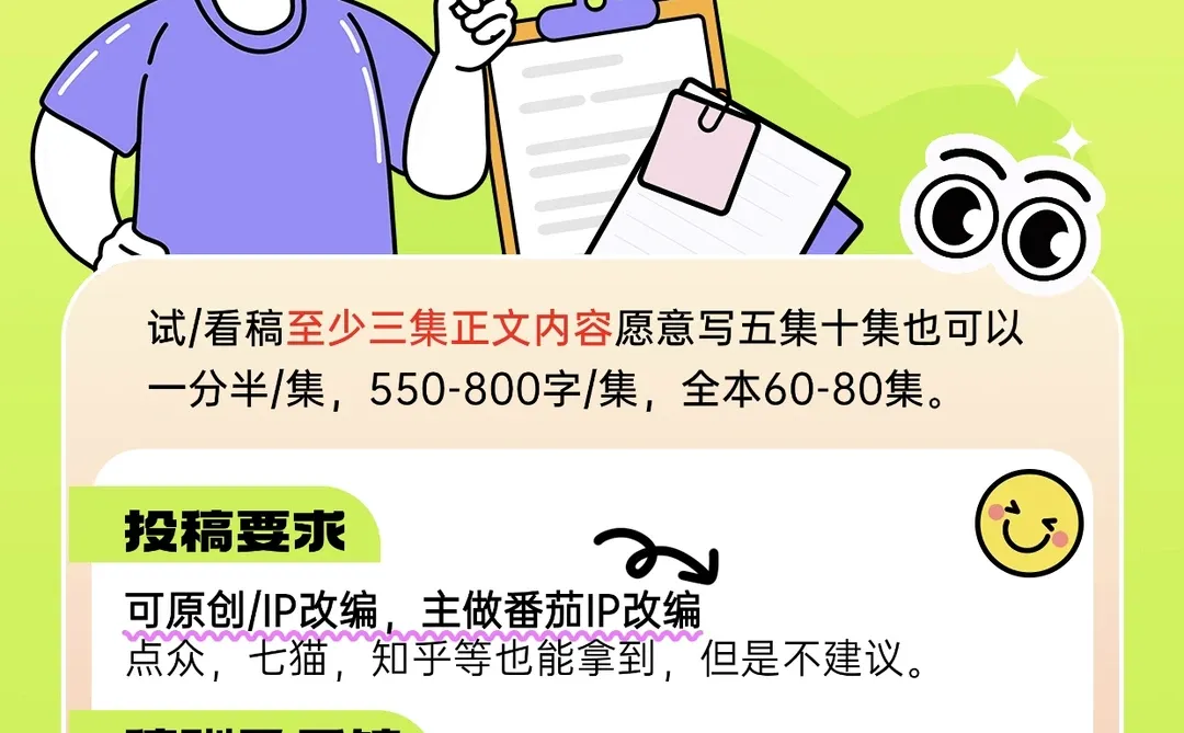 全类型短剧剧本投稿