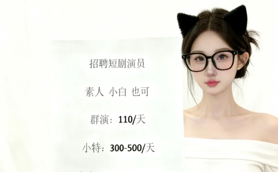 坐标郑州，短剧演员速来，兼职全职都可