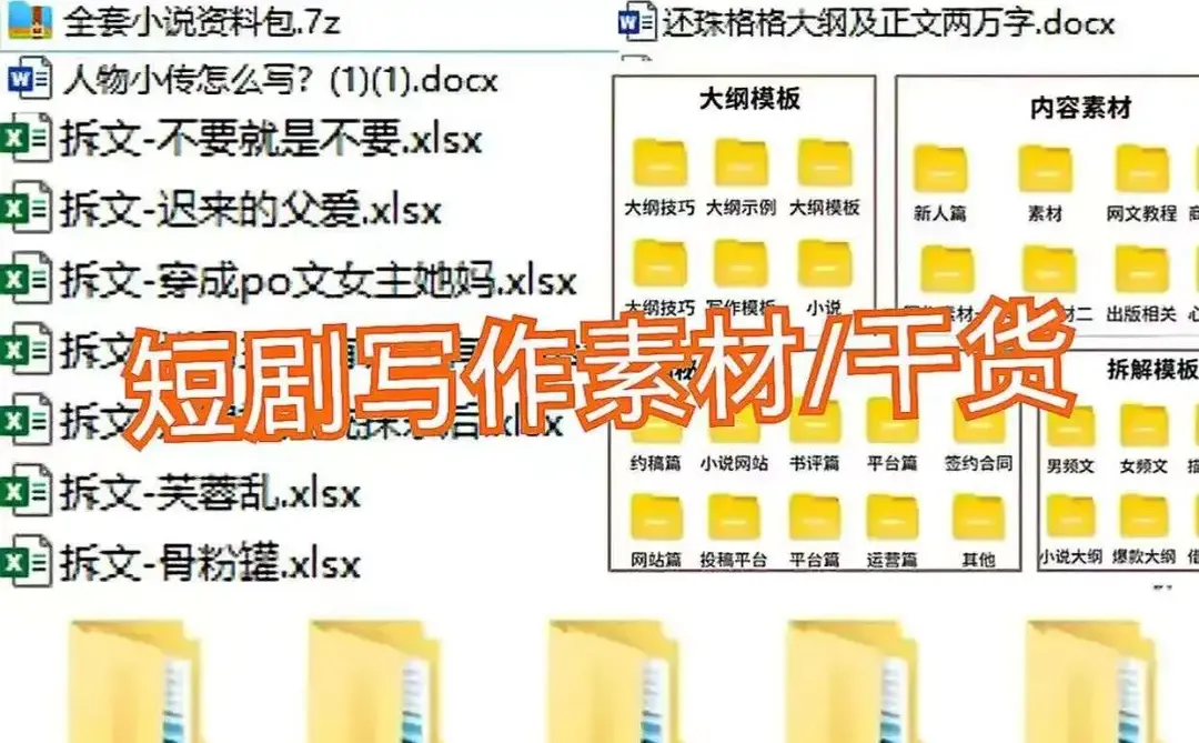 其实吧，写短剧也就是这些公式！！