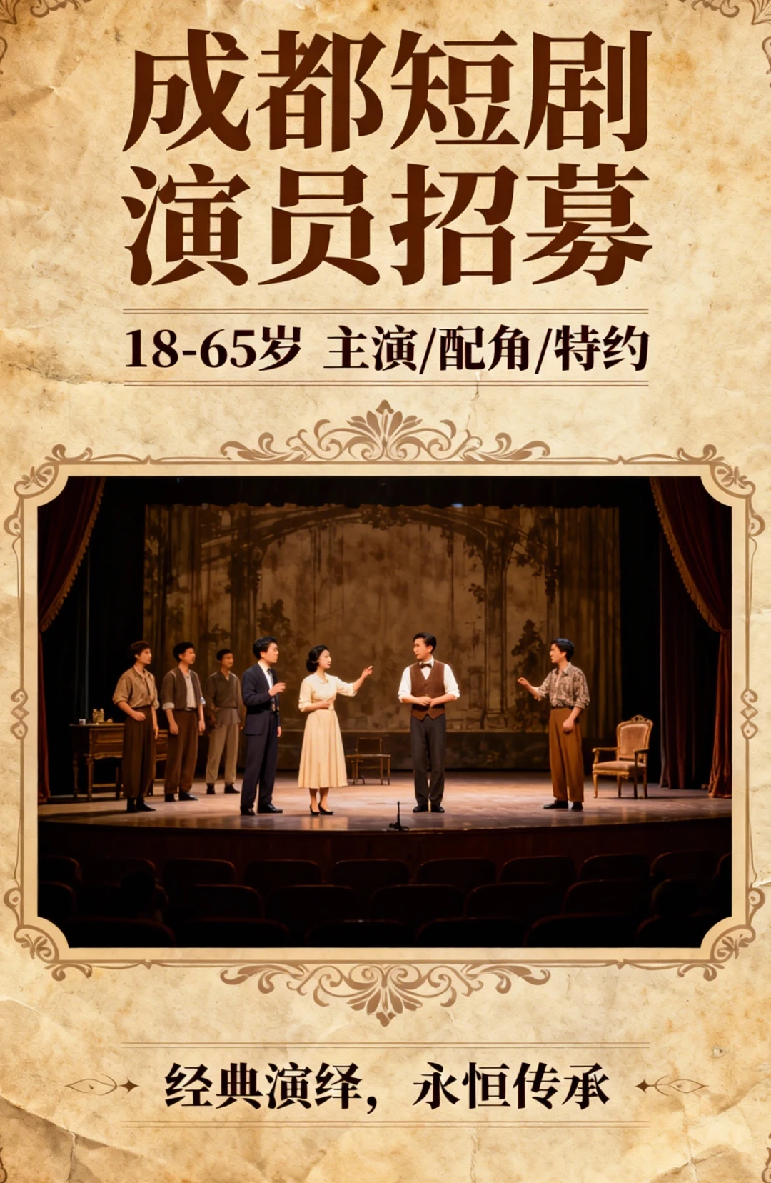 招募短剧演员！🎉🎉🎉