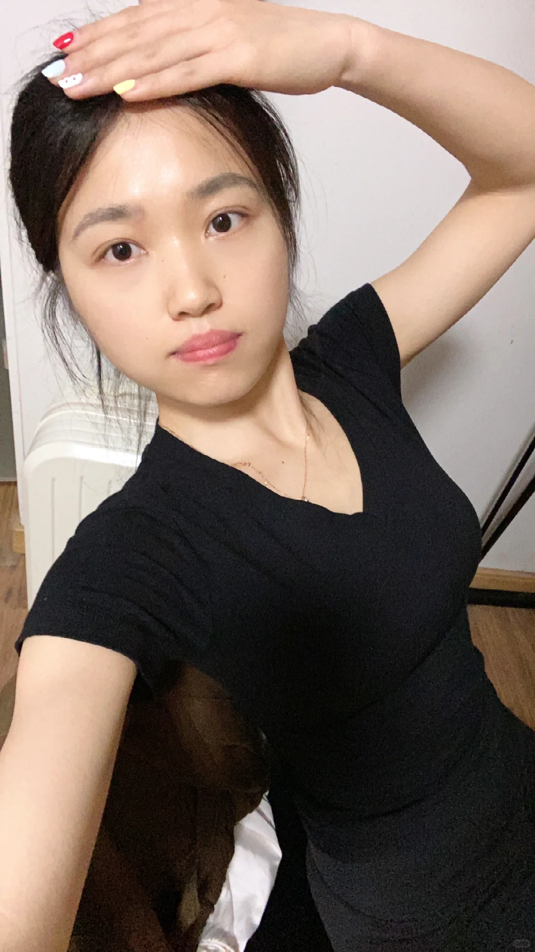 连上六天班 刚刚运动完的女强人💪