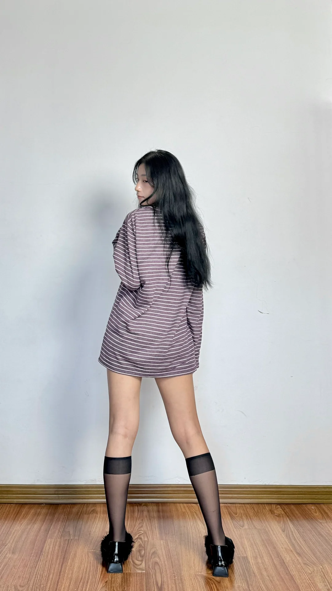 条纹和黑丝💫