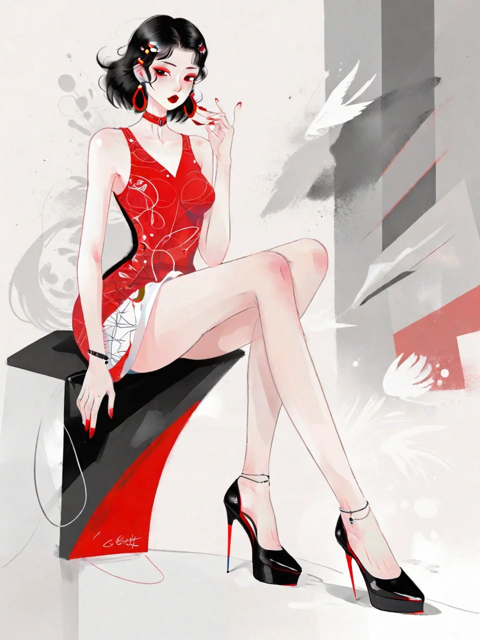 本来想要性感的美腿 结果成了这样