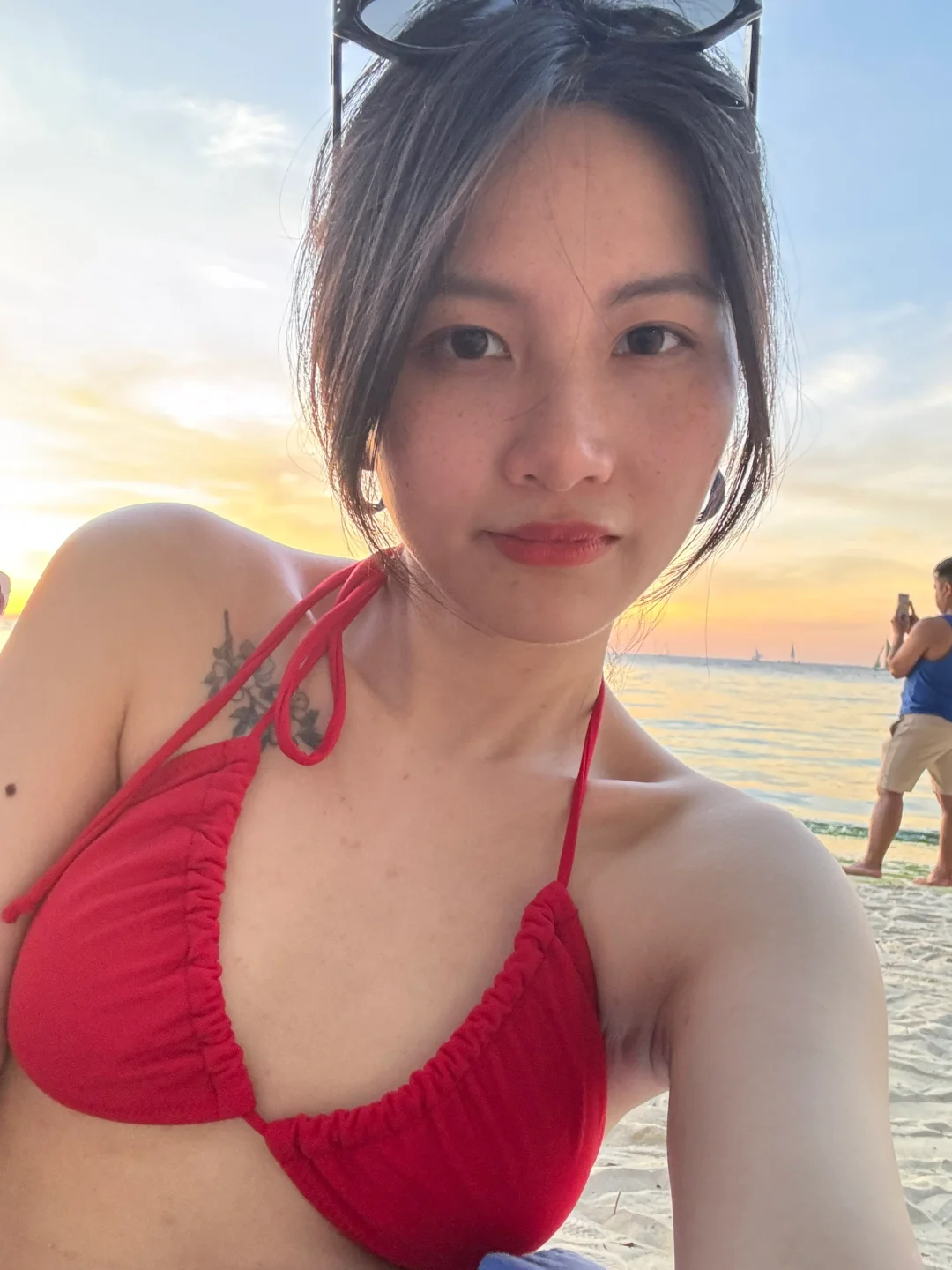 好爱阳光和沙滩🌊🎡🏖️