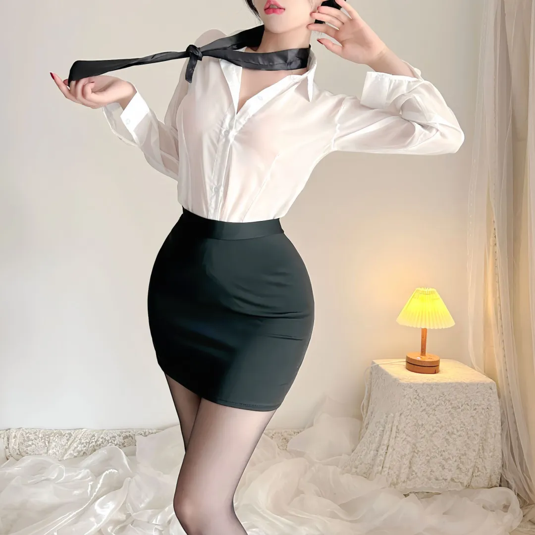 👠变身性感秘书，撩爆男友❤️