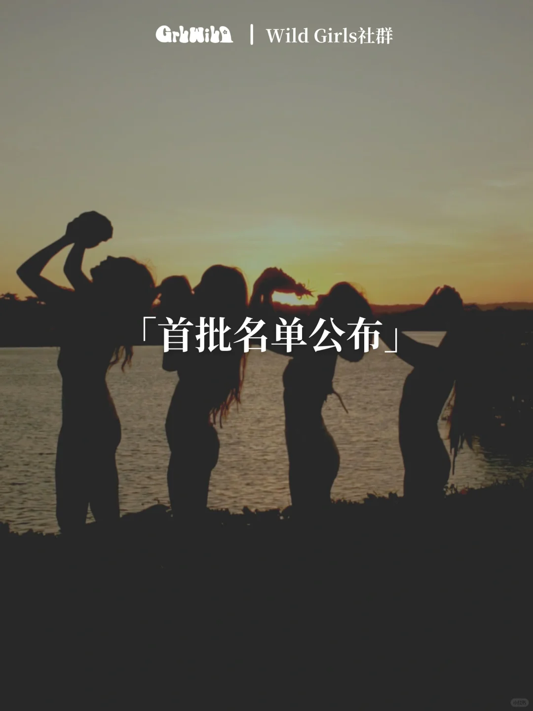 👏欢迎加入Wild Girls Community