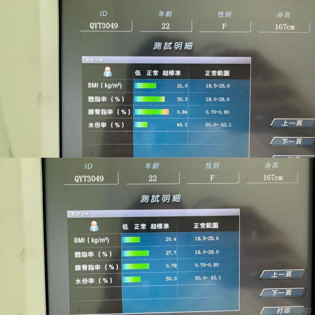 小姐姐健身一个月的效果