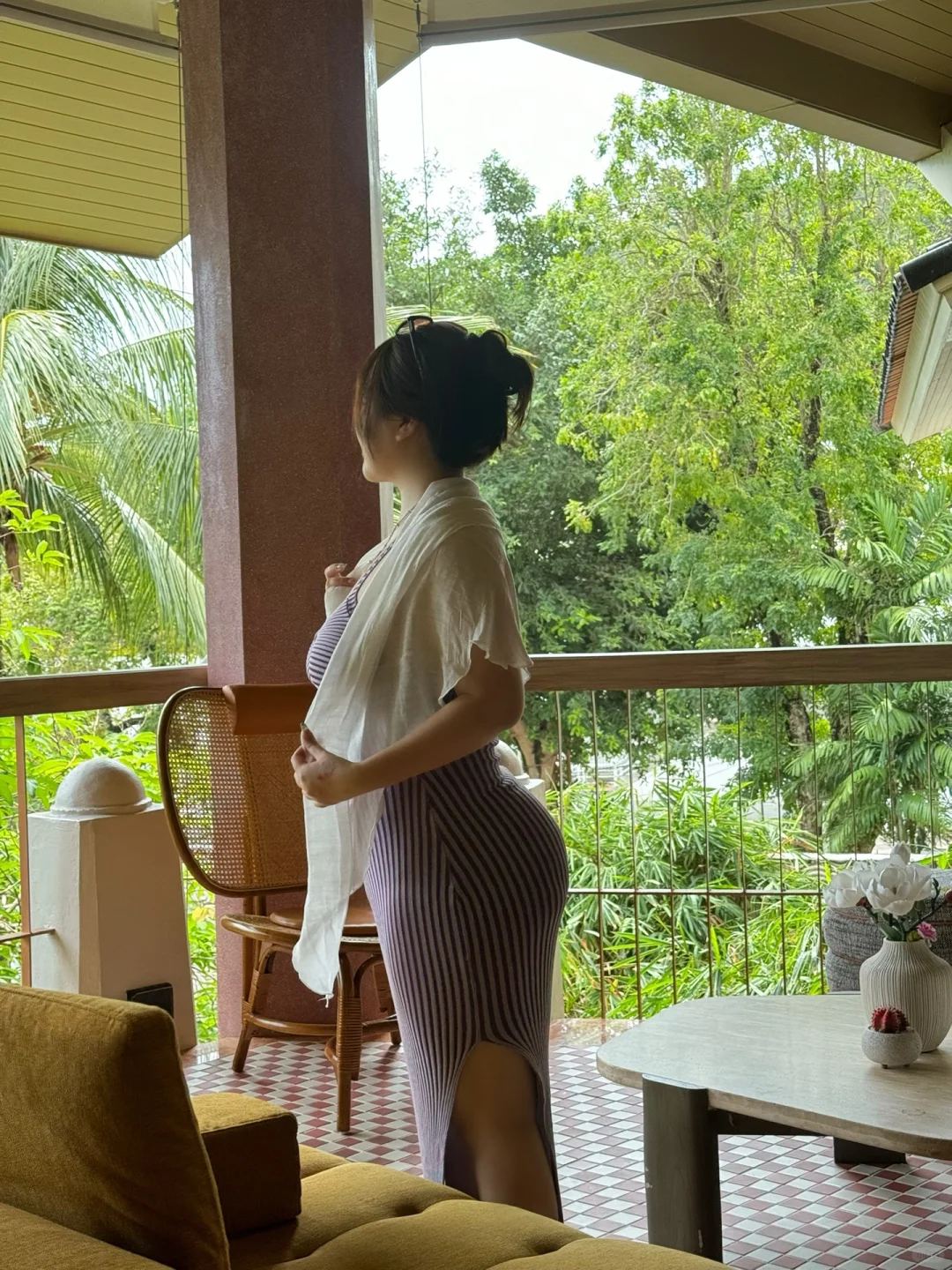 微胖大码女孩海岛穿搭