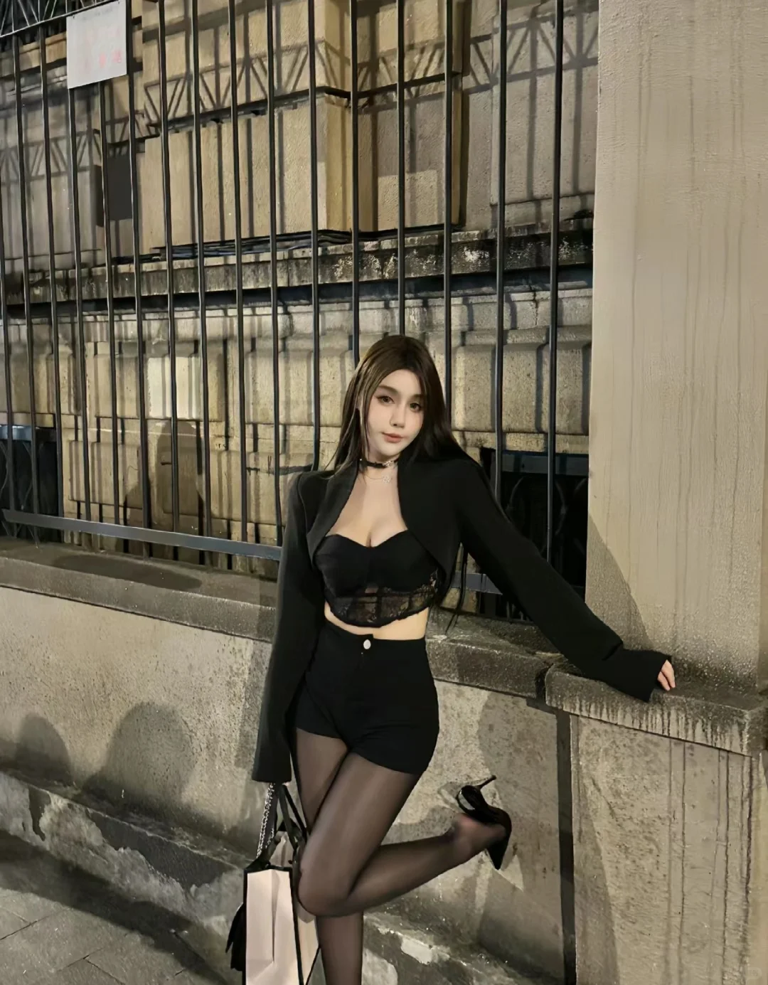 黑丝风❤️素人模特