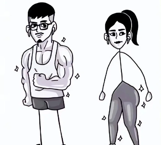 #男女健身误区[话题]##