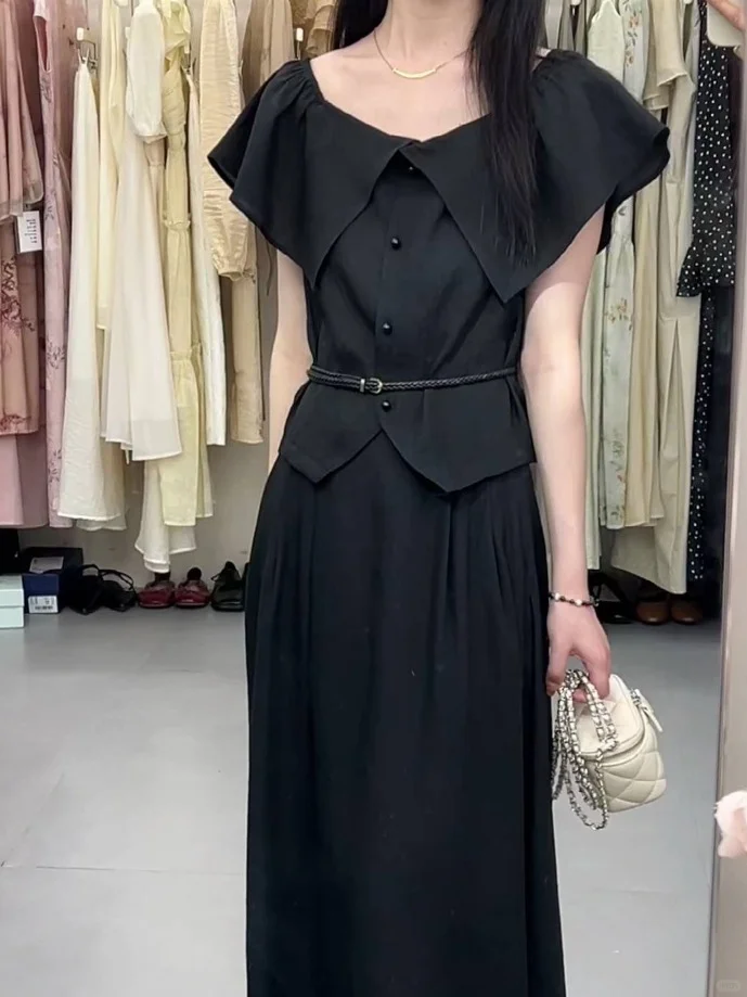 🌸韩版一字肩飞飞袖,甜美淑女新风尚🌸