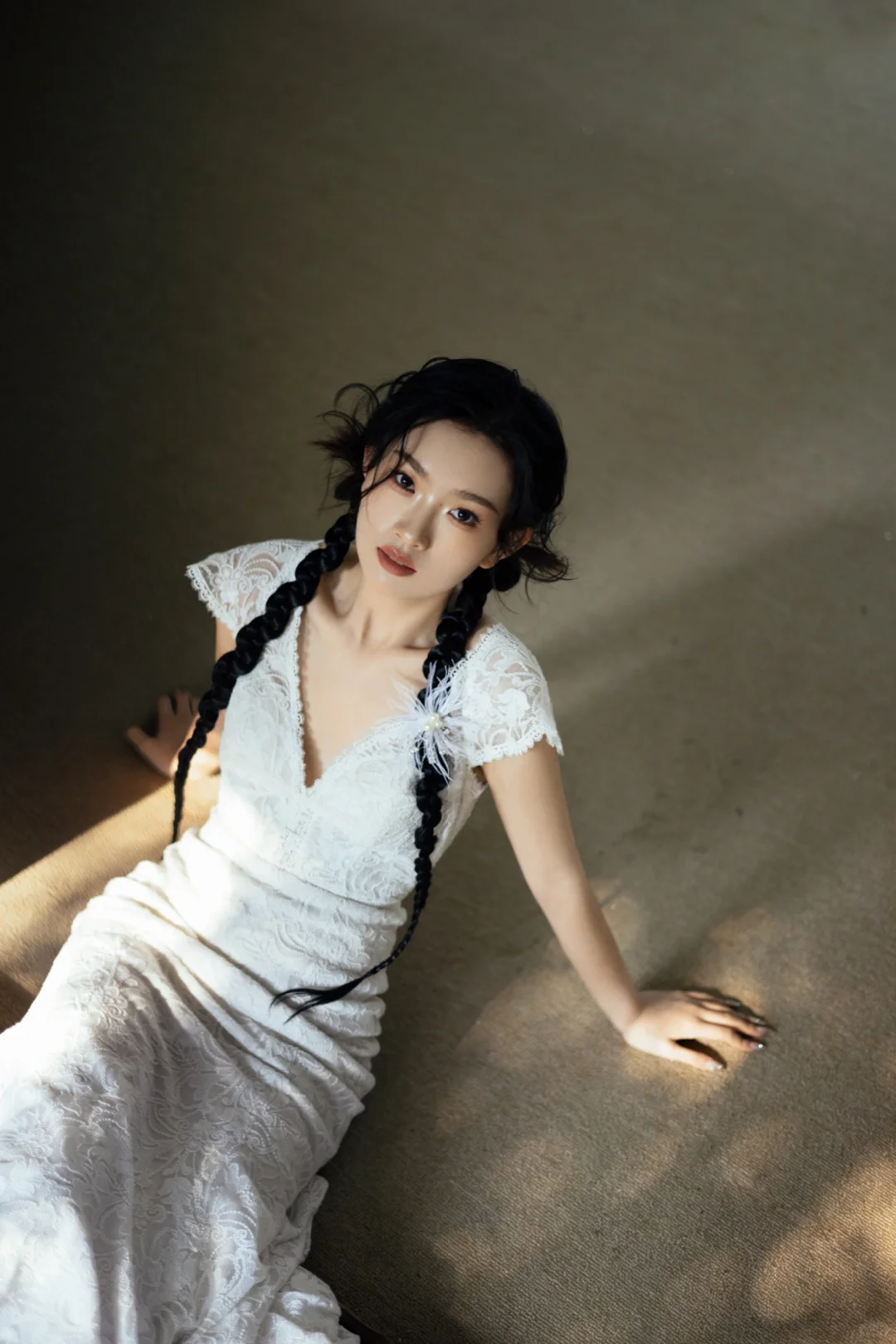 出 蕾丝鱼尾婚纱 绝美独家款 95新1800