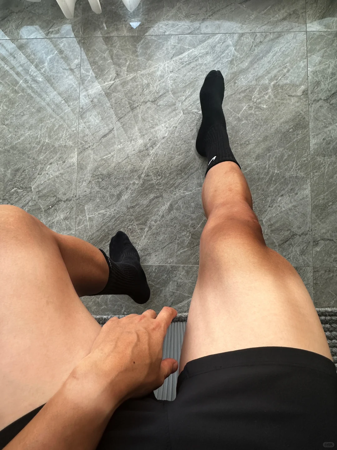 骑行男人有自己的“黑丝”