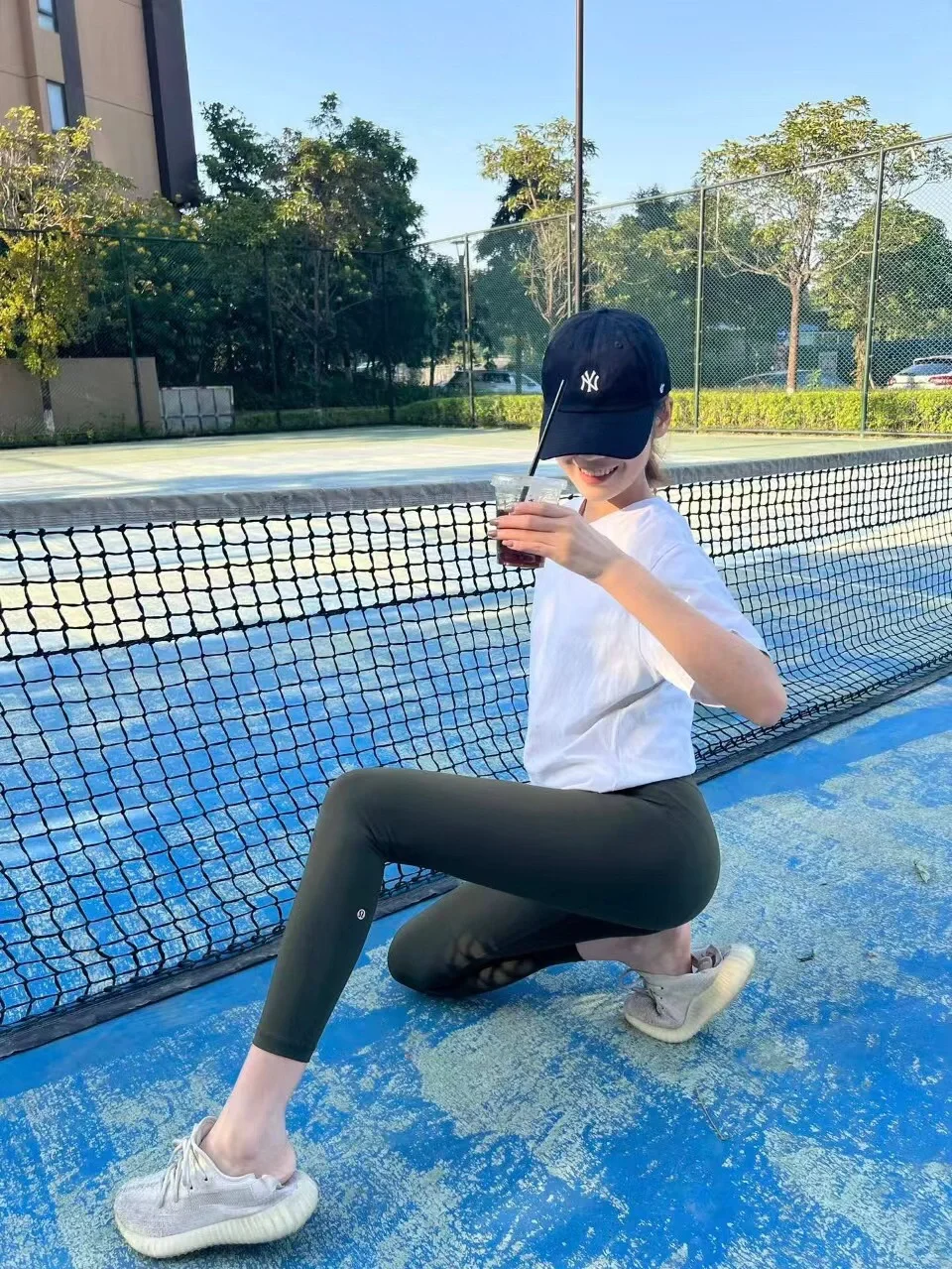 黑丝os瑜伽服