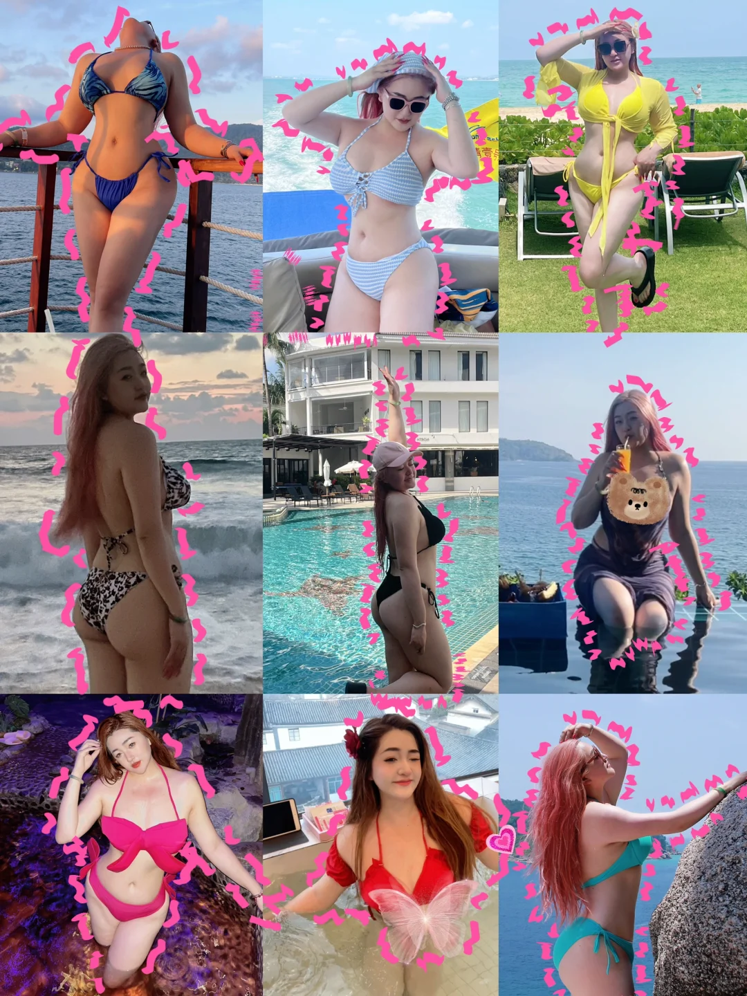 172｜155斤大码度假泳衣分享‼️👙