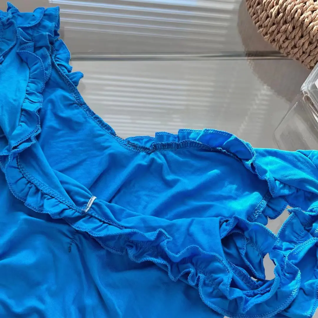 55💰拿下 DULA好好家 辣妹性感蓝色吊带