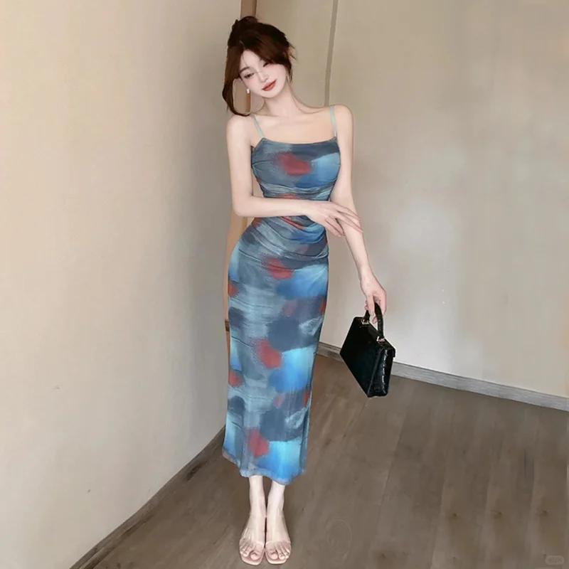 👗夏日必备！性感网纱连衣裙💃