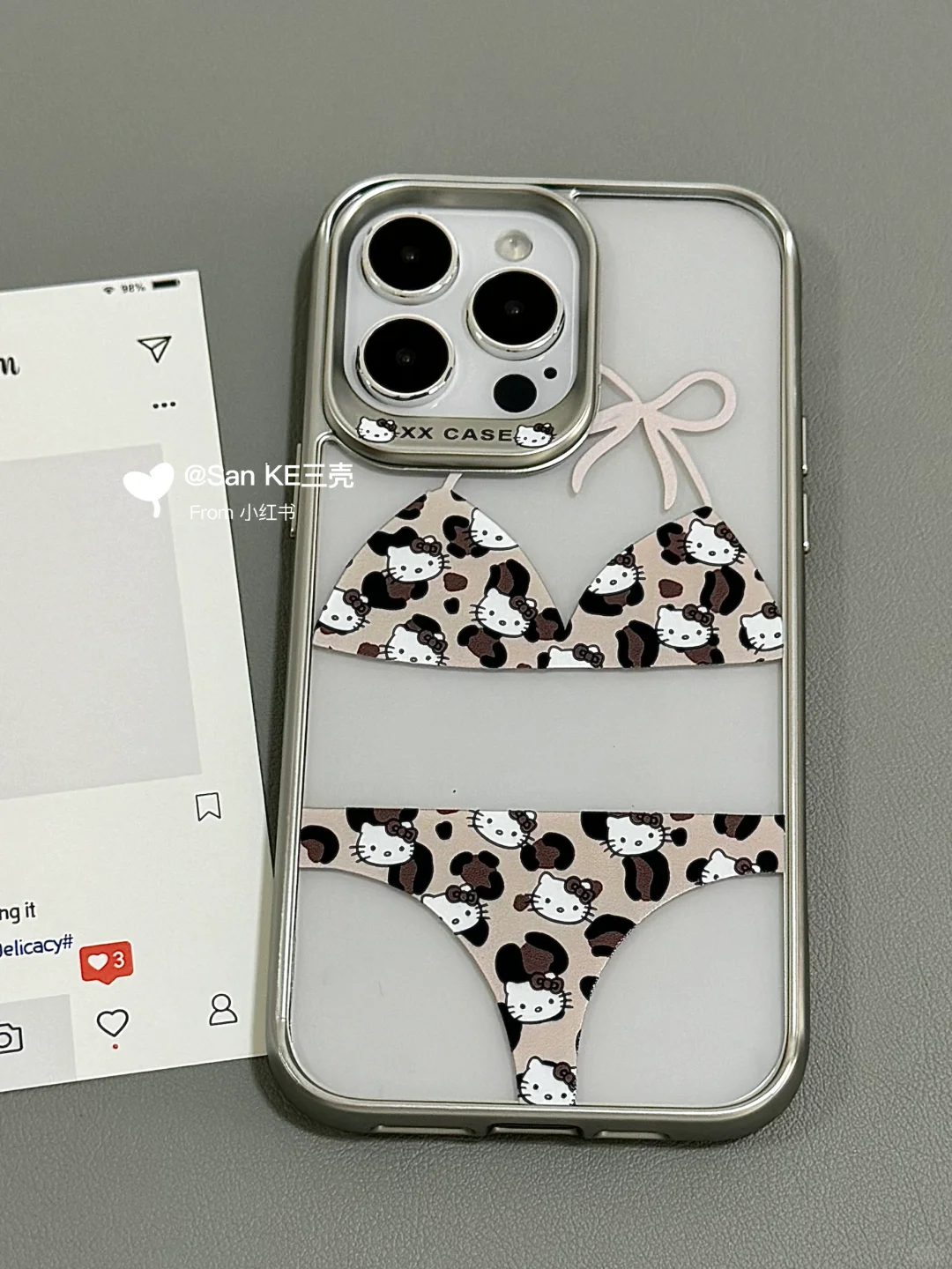 豹纹kitty比基尼👙~ 小性感啦！！