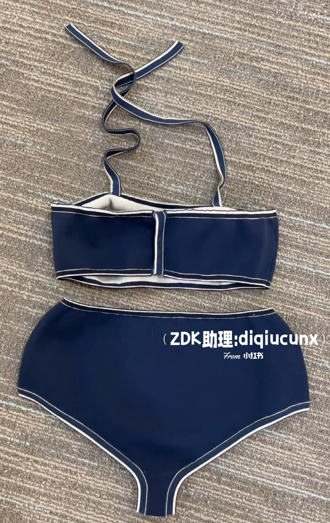 香奈儿 泳衣 中古分身泳衣套装