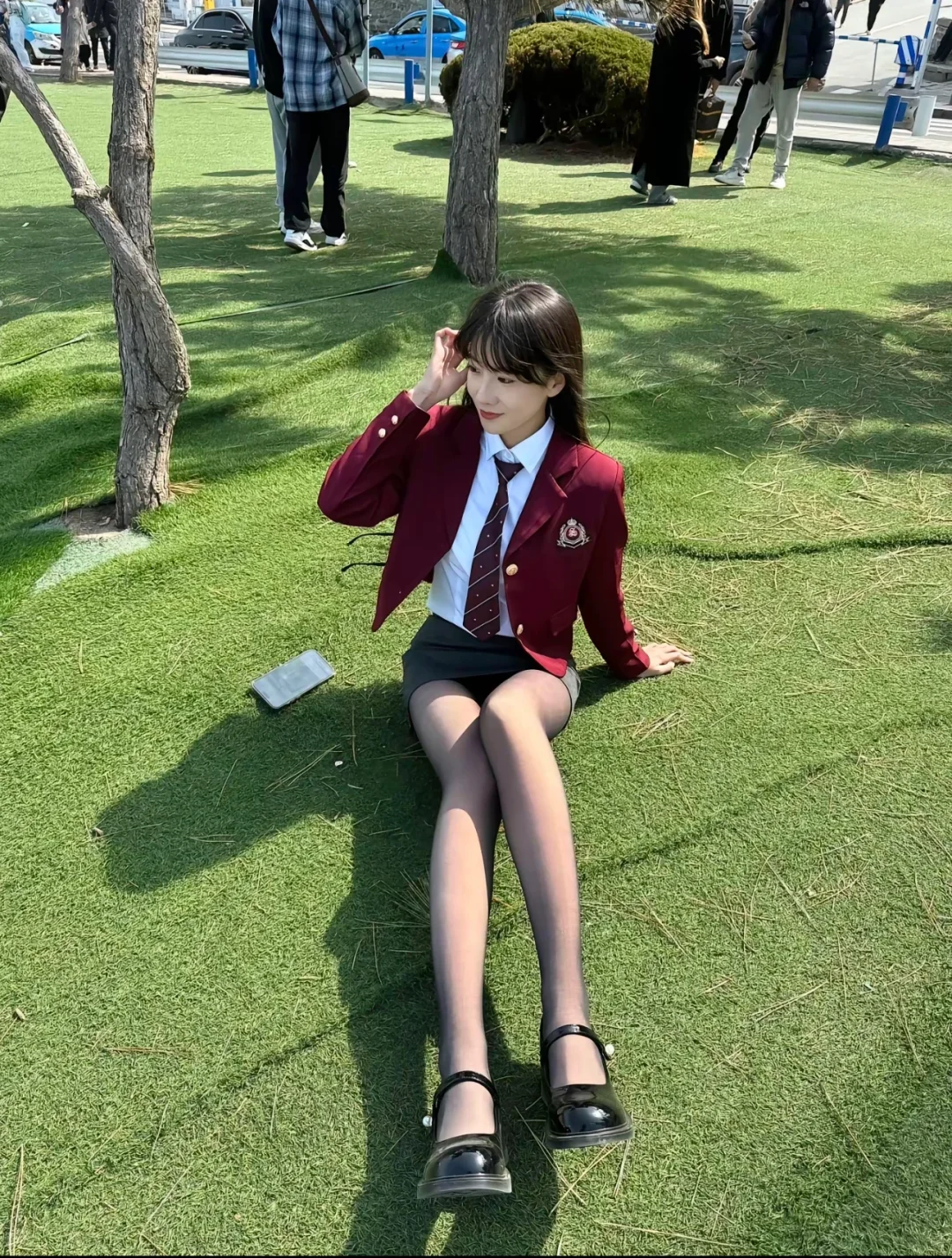 坚定地选择我 不用想丝袜为谁穿的