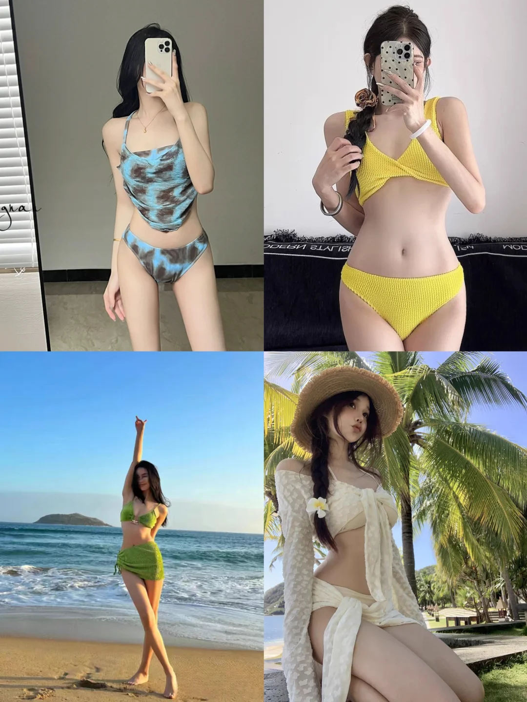 穿了比基尼就要大胆摆动作👙