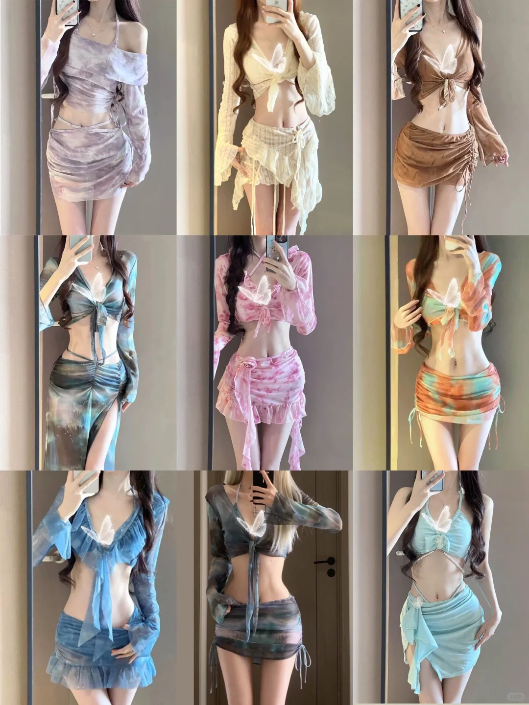 多风格度假比基尼🌷显瘦高级感泳衣👙