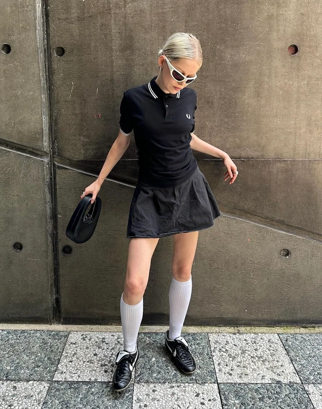 INS I夏日美式复古高街性感辣妹穿搭🦋