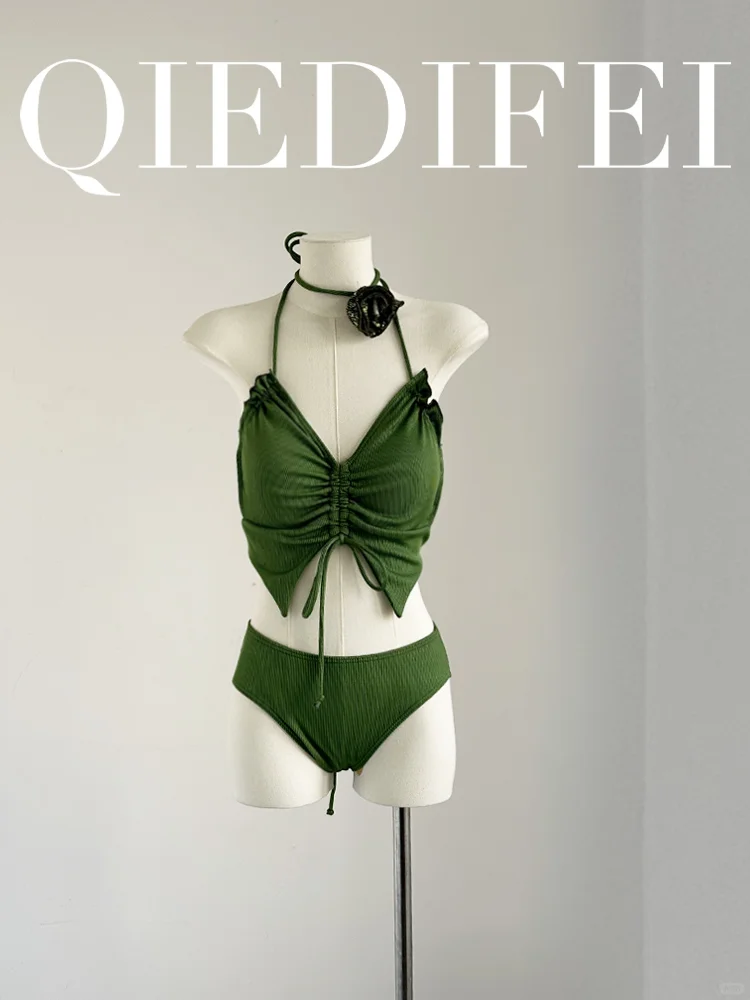 💚绿野仙踪,蝴蝶结比基尼👙