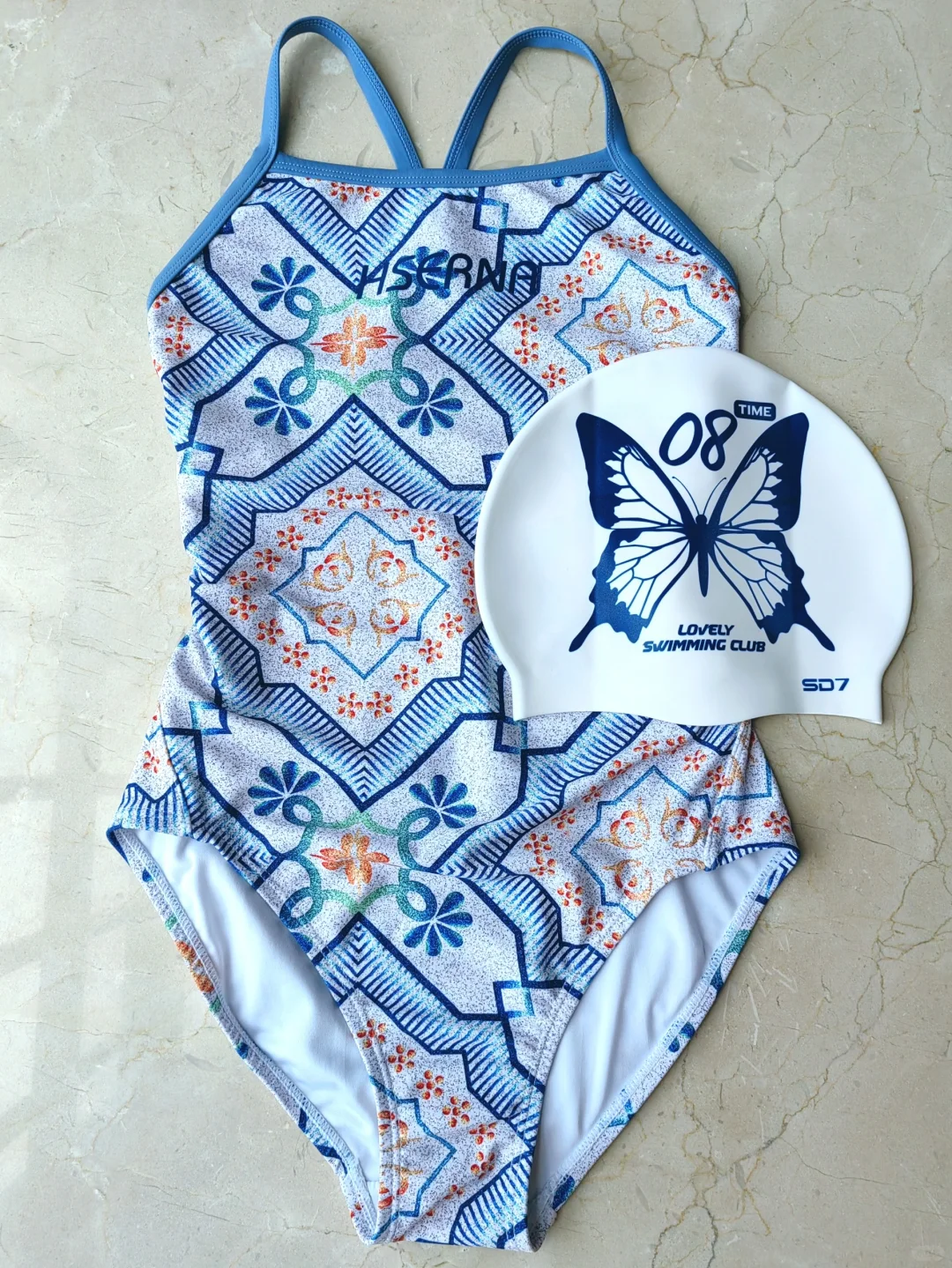 泳衣ootd|世纪末的港式复古小瓷砖🔷🔶