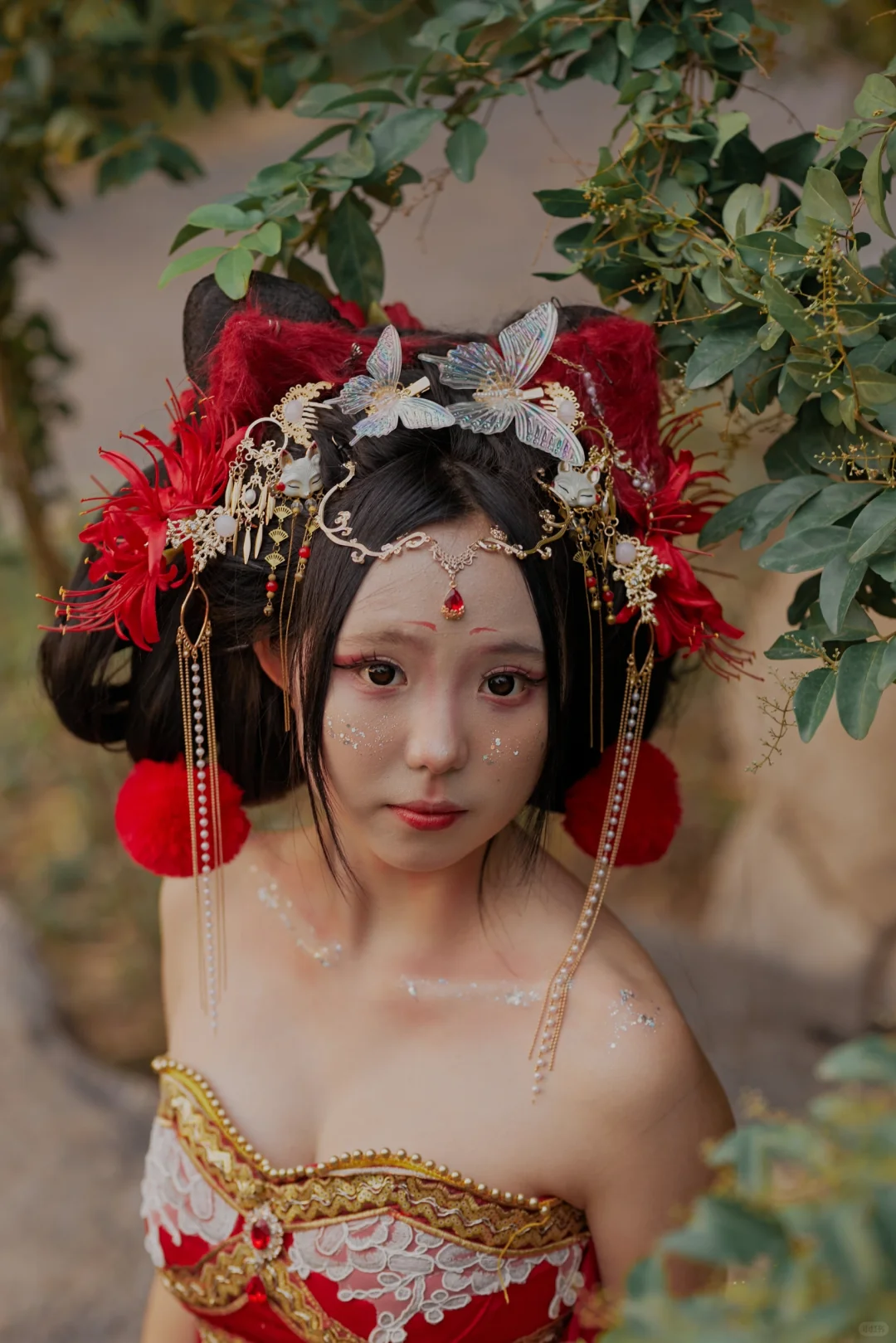 有一点小性感的写真