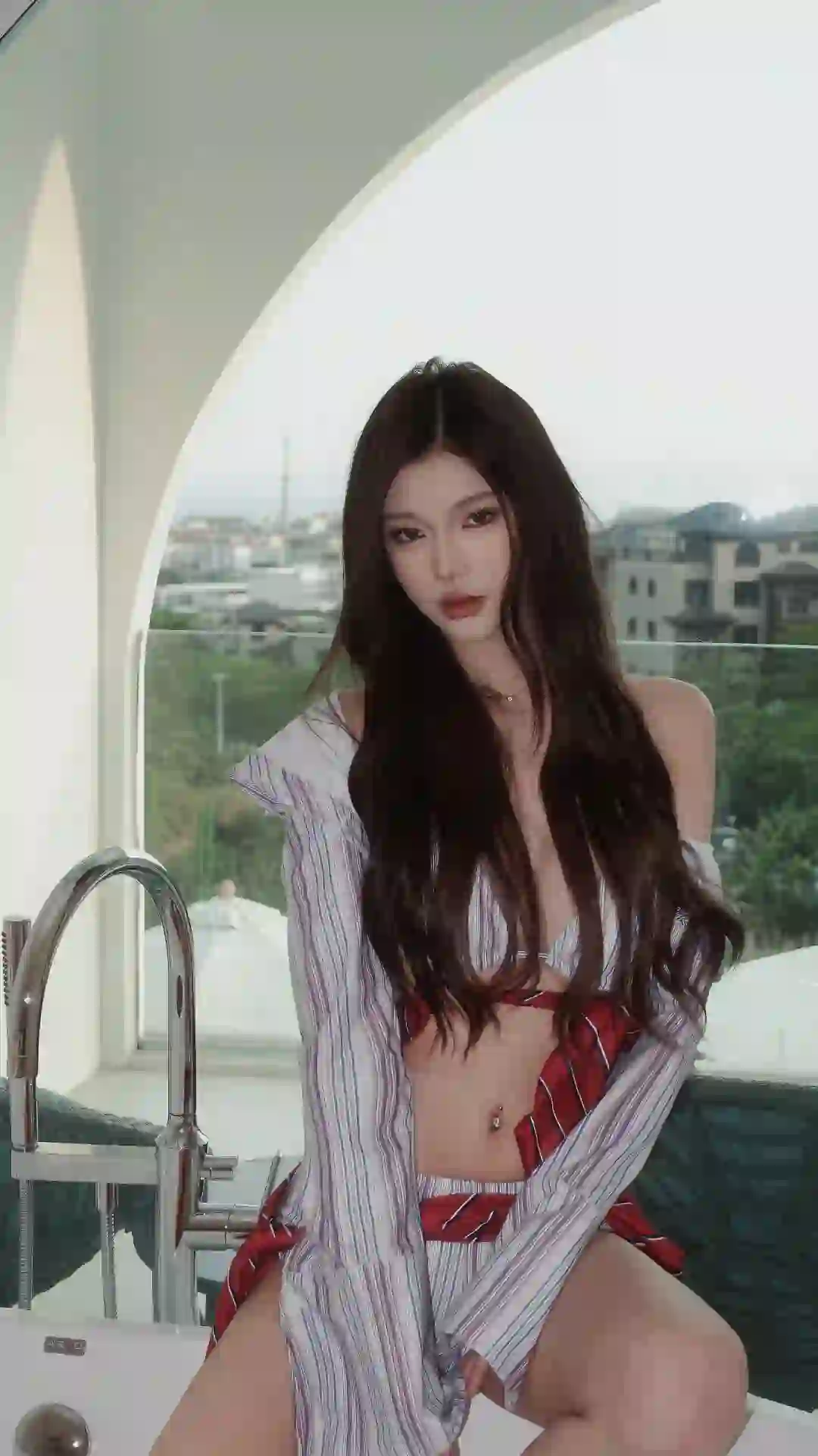 泳衣拍照