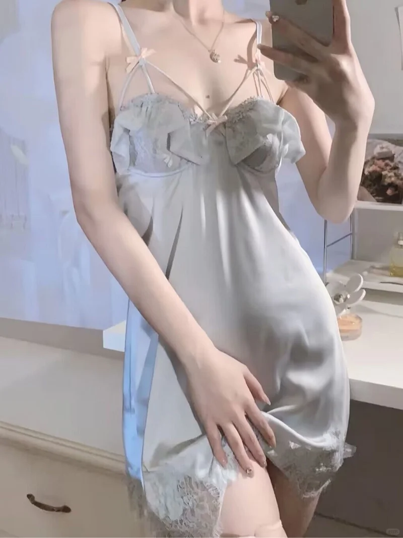 💤夏夜必备!梦幻蓝色睡裙💤