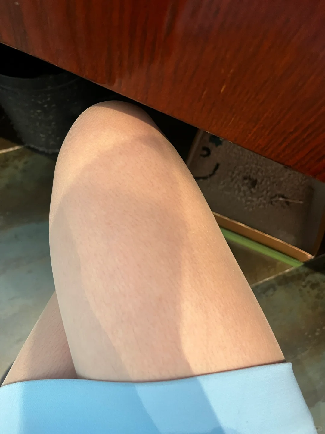 第一次说丝袜真的很自然