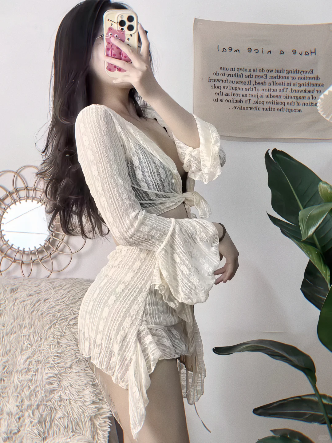 高颜值蕾丝度假泳衣👙古希腊掌管美貌的神