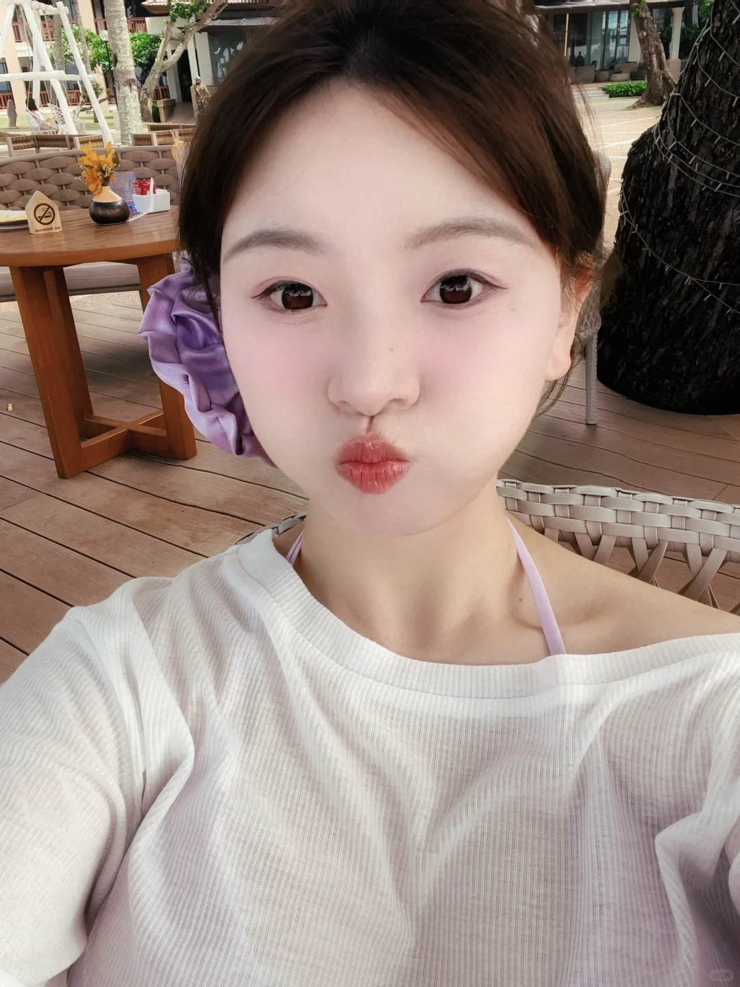 普吉岛紫色系泳装👙
