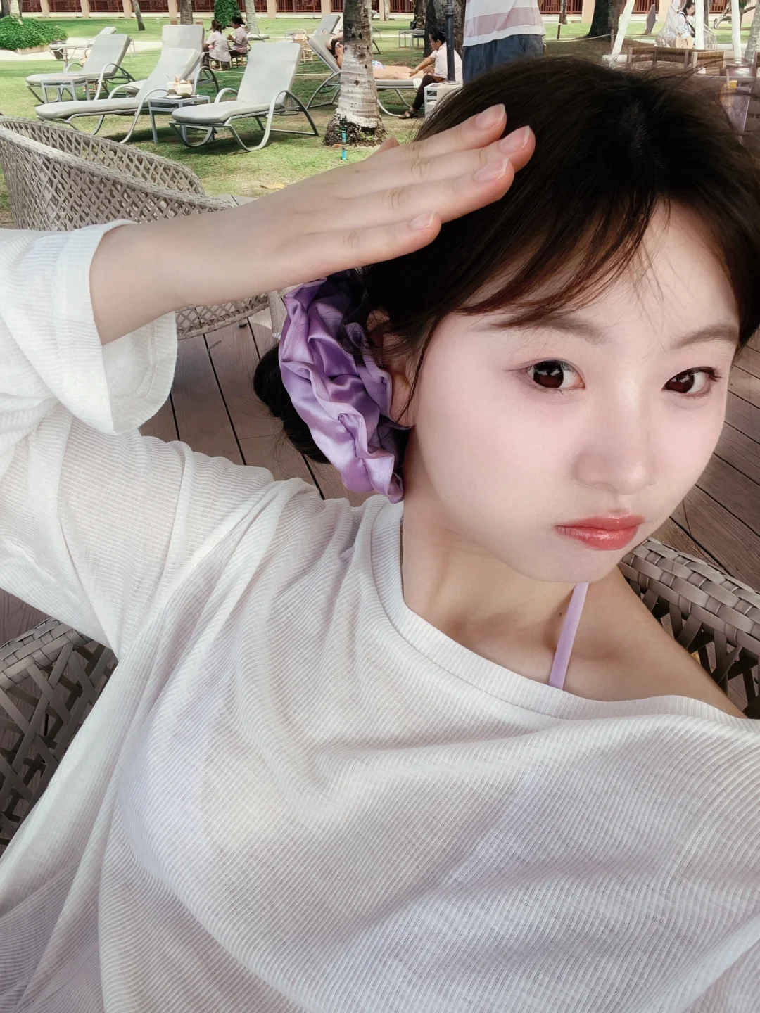 普吉岛紫色系泳装👙