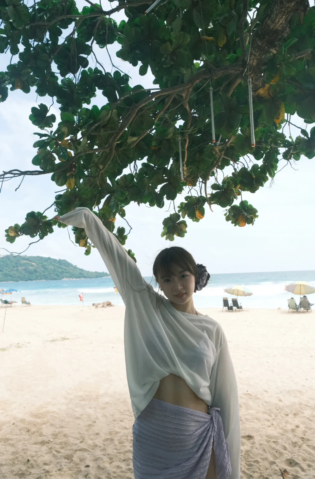 普吉岛紫色系泳装👙