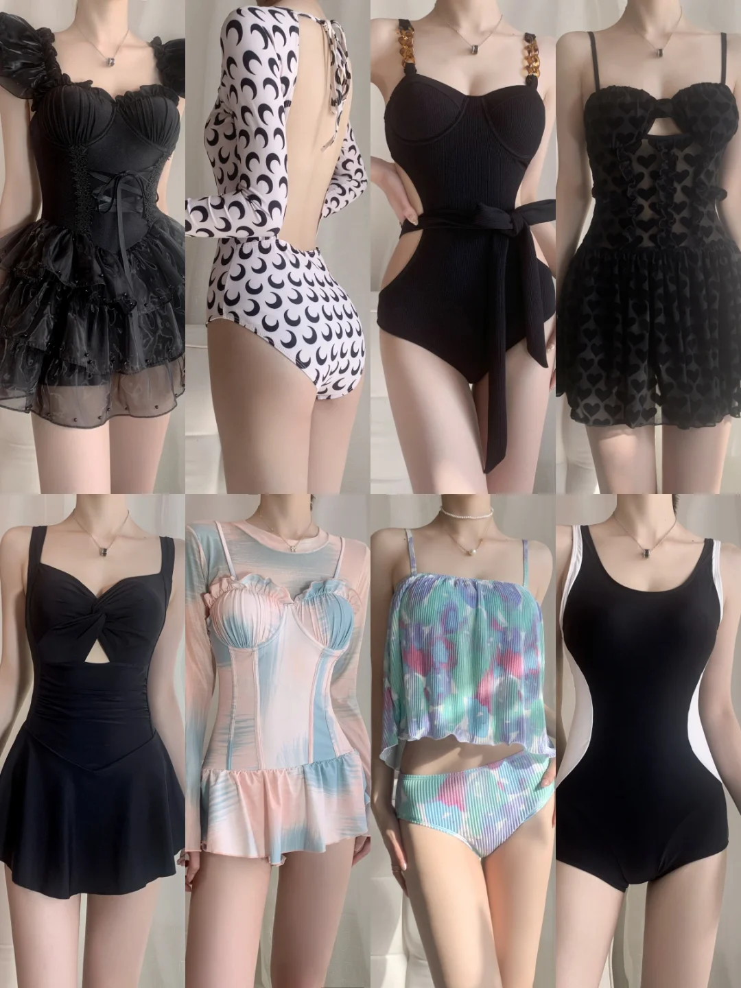 夏日海边度假泳衣女🩱纯欲感高颜值显瘦遮肉