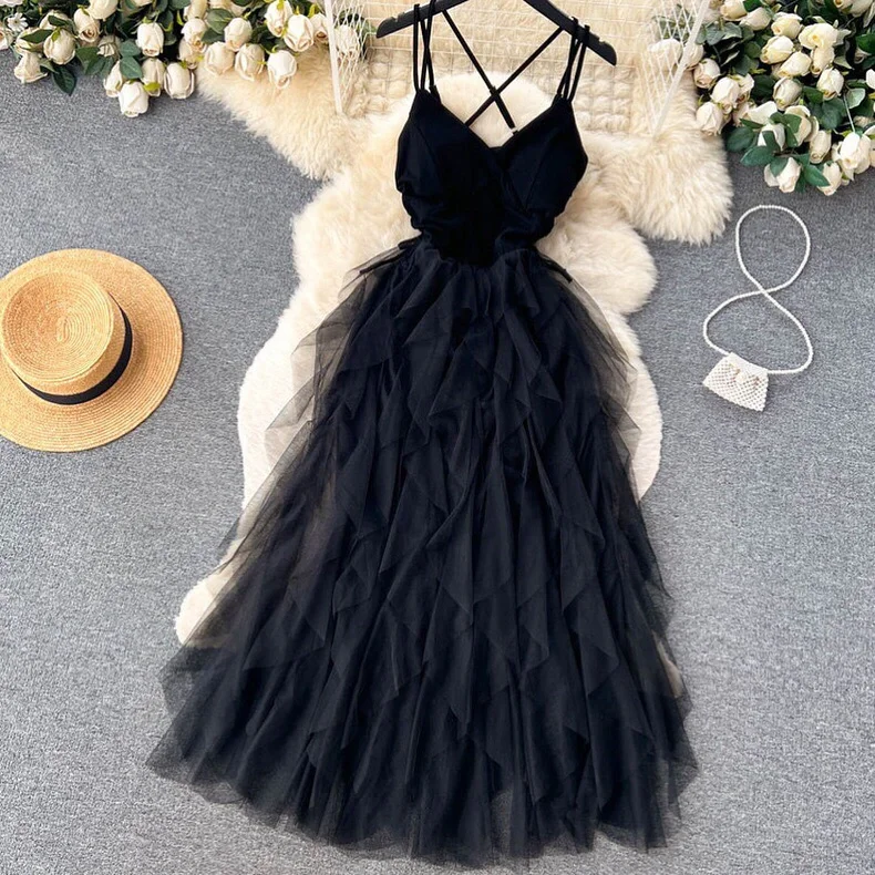 🇲🇾现货💝法式气质超仙连衣裙