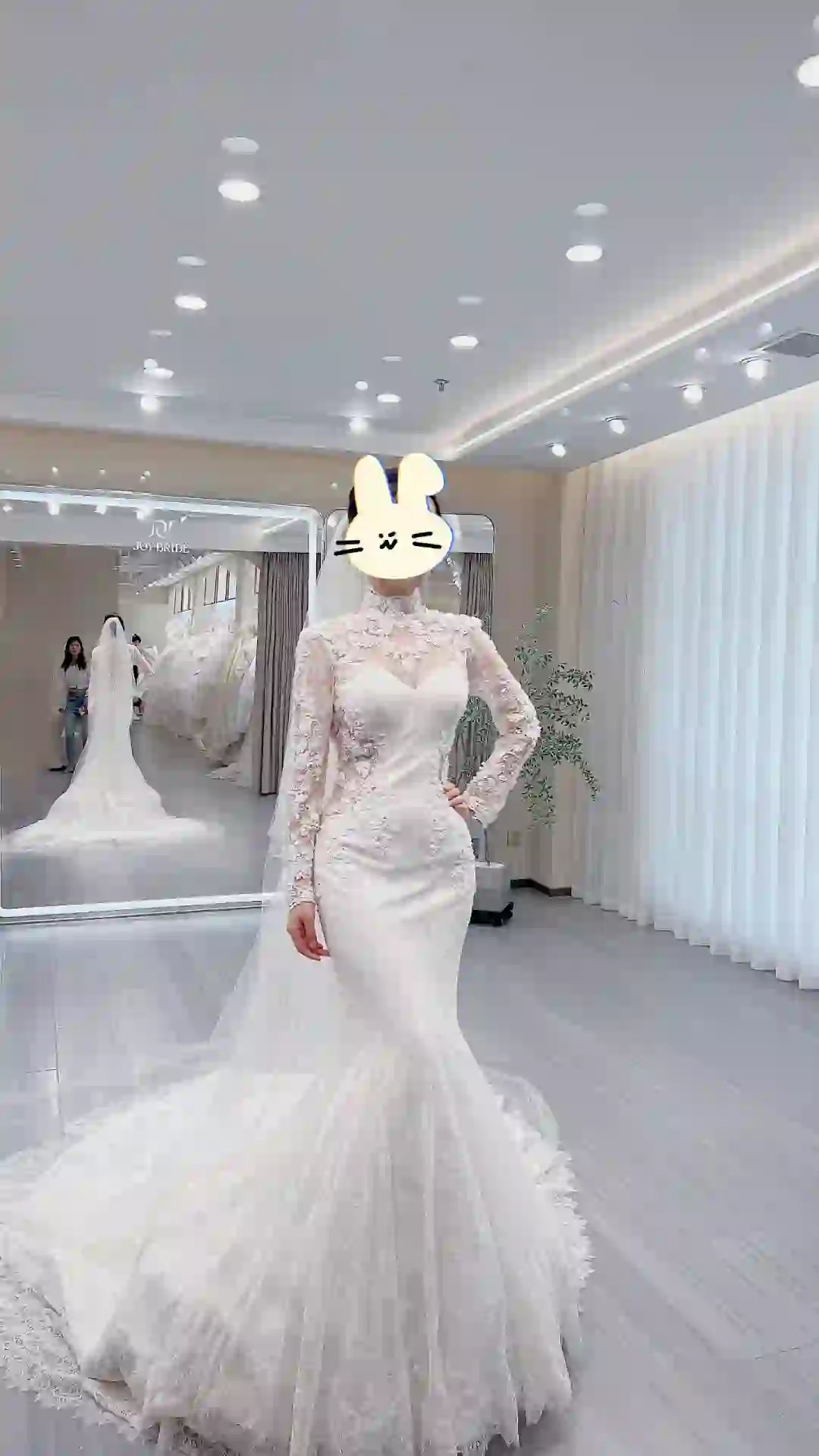 一辈子一定要穿一次鱼尾婚纱