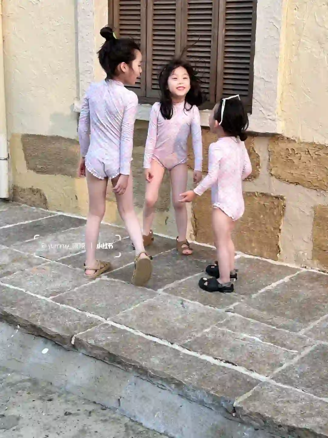 三个女儿的快乐😁