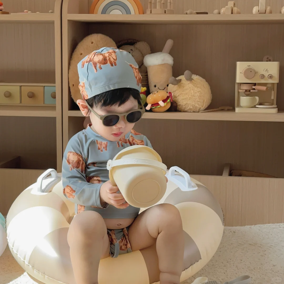 宝宝泳衣也太可爱了吧～