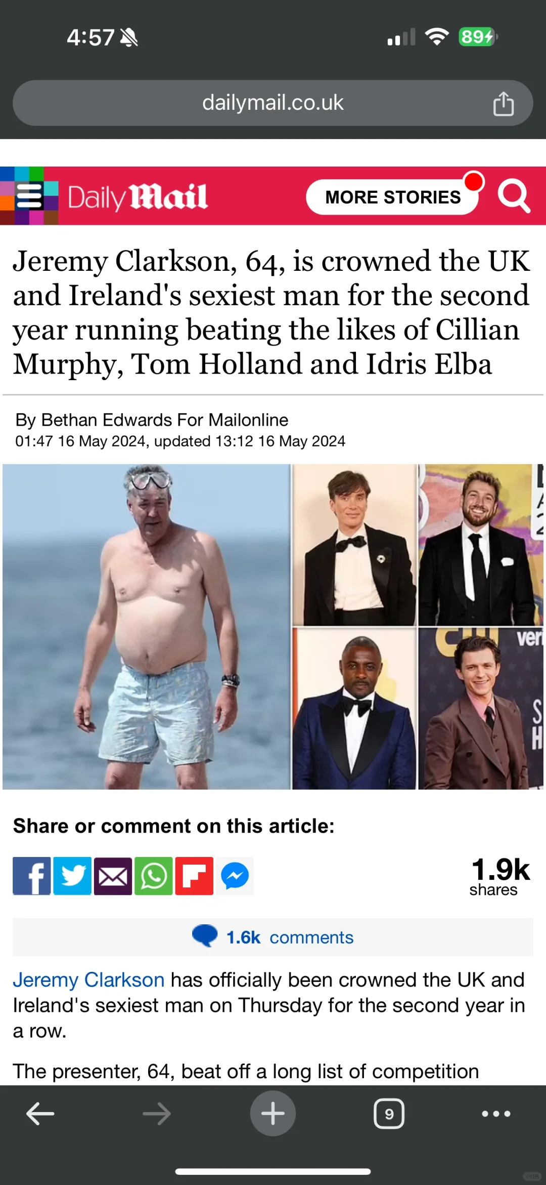 大猩猩Jeremy:全英最性感男人😂😂😂