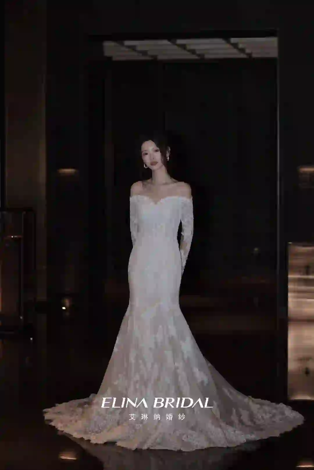 镇江婚纱|仙女都是无法拒绝蕾丝鱼尾婚纱吧